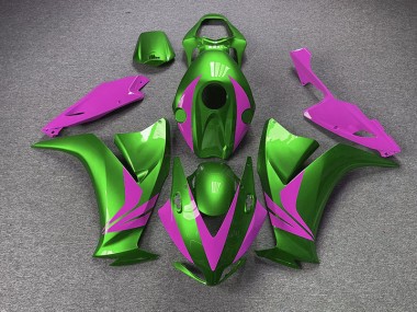 12-16 Verde Lucido & Rosa CBR1000RR Carena Moto