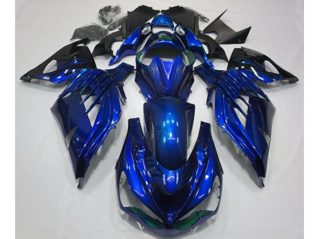 12-21 Blu Oceano Lucido ZX14R Carena Moto