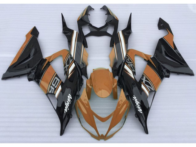 13-18 Arancio Lucido & Nero ZX6R Carena Moto 13-18 Arancio Lucido & Nero ZX6R Carena Moto