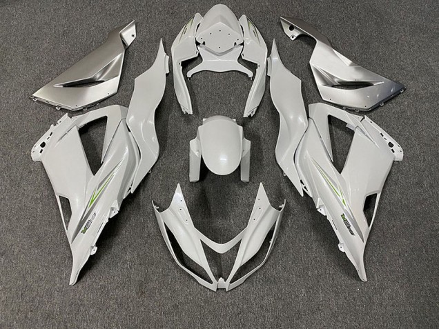 13-18 Bianco Perla ZX6R Carena Moto 13-18 Bianco Perla ZX6R Carena Moto