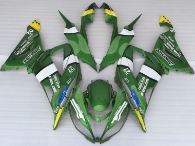 13-18 Stile Logo Verde ZX6R Carena Moto