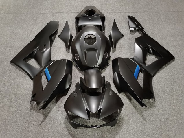 13-23 Nero Opaco Con Blu CBR600RR Carena Moto 13-23 Nero Opaco Con Blu CBR600RR Carena Moto