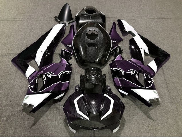 13-23 Viola Personalizzato Fibra Di Carbonio Toro CBR600RR Carena Moto 13-23 Viola Personalizzato Fibra Di Carbonio Toro CBR600RR Carena Moto