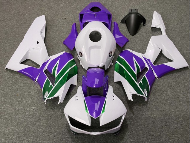 13-23 Viola & Verde Lucido CBR600RR Carena Moto 13-23 Viola & Verde Lucido CBR600RR Carena Moto