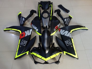 15-18 Nero Opaco & Giallo R3 Carena Moto