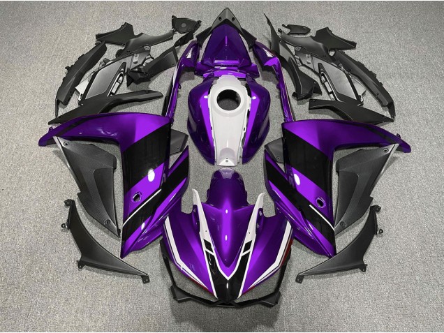 15-18 Viola In Bianco & Nero R3 Carena Moto 15-18 Viola In Bianco & Nero R3 Carena Moto