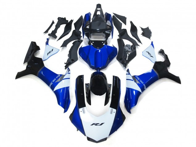 15-19 Bianco & Blu R1 Carena Moto 15-19 Bianco & Blu R1 Carena Moto