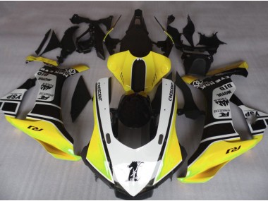 15-19 Giallo Lucido & Bianco R1 Carena Moto