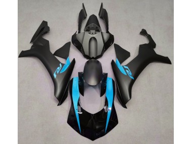 15-19 Nero Opaco & Azzurro R1 Carena Moto