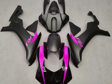 15-19 Nero Opaco & Rosa R1 Carena Moto