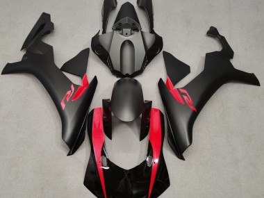 15-19 Nero Opaco & Rosso Perla R1 Carena Moto