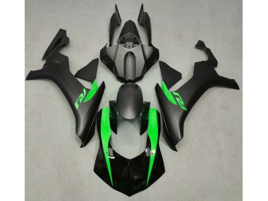 15-19 Nero Opaco & Verde R1 Carena Moto