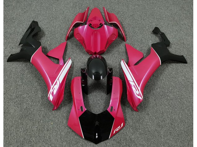 15-19 Rosa Caldo & Nero R1 Carena Moto 15-19 Rosa Caldo & Nero R1 Carena Moto
