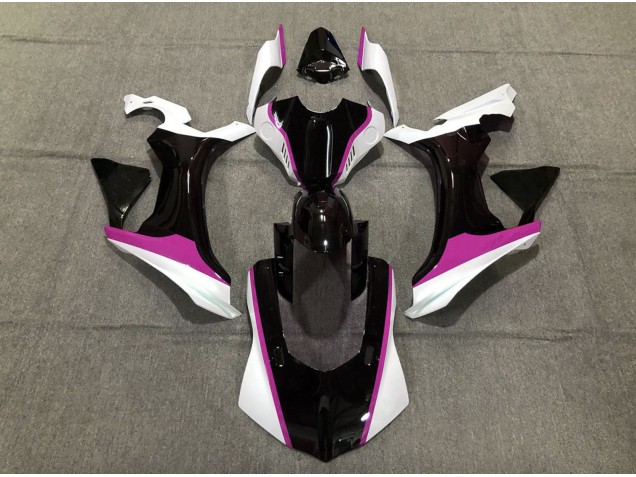 15-19 Rosa In Bianco & Nero R1 Carena Moto 15-19 Rosa In Bianco & Nero R1 Carena Moto