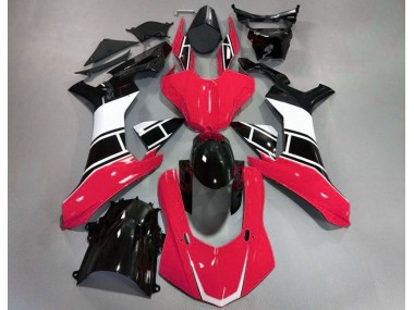 15-19 Rosso Lucido Bianco & Nero R1 Carena Moto