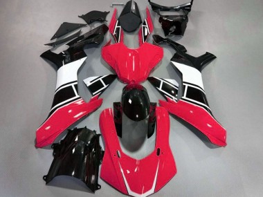 15-19 Rosso Lucido Bianco & Nero R1 Carena Moto
