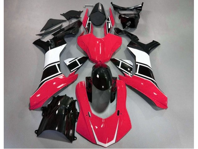 15-19 Rosso Lucido Bianco & Nero R1 Carena Moto 15-19 Rosso Lucido Bianco & Nero R1 Carena Moto