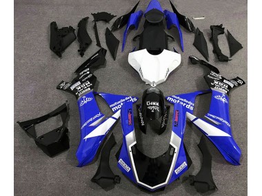 15-19 Stile Logo Blu Lucido R1 Carena Moto