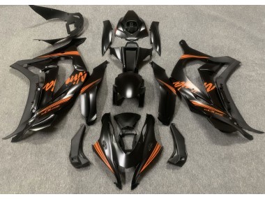 16-19 Nero Satinato & Arancione ZX10R Carena Moto