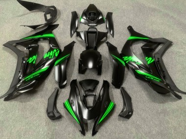 16-19 Raso Nero & Verde ZX10R Carena Moto