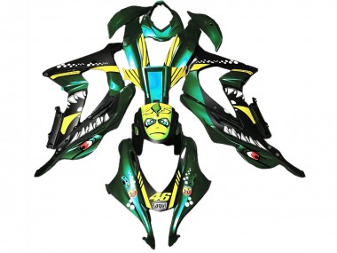 16-19 Squalo Verde Della Foresta ZX10R Carena Moto