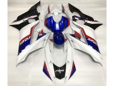 17-21 Bianco Lucido & Blu Intenso R6 Carena Moto
