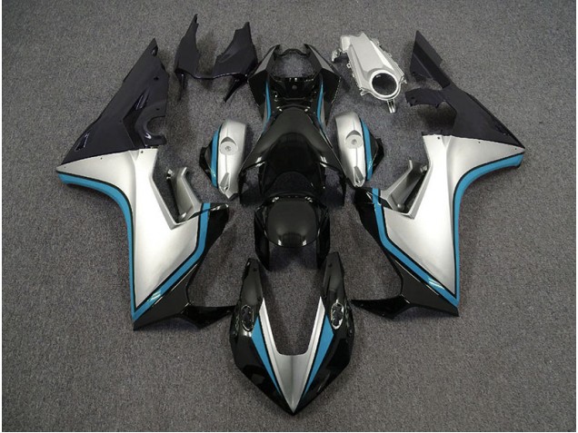 17-23 Argento Nero & Azzurro CBR1000RR Carena Moto 17-23 Argento Nero & Azzurro CBR1000RR Carena Moto