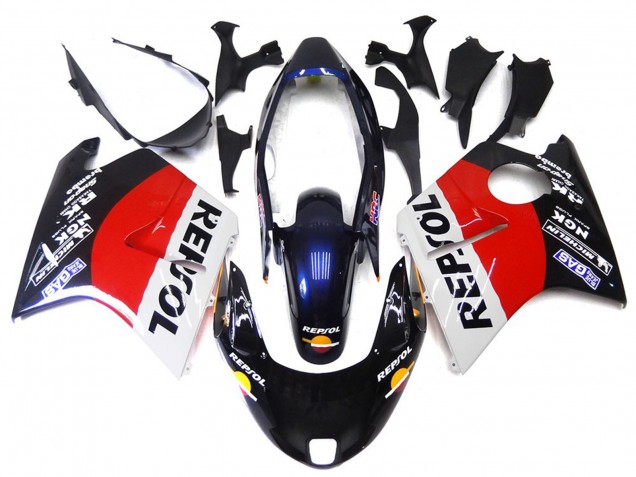 96-07 Rosso Nero & Bianco Repsol CBR1100XX Carena Moto 96-07 Rosso Nero & Bianco Repsol CBR1100XX Carena Moto
