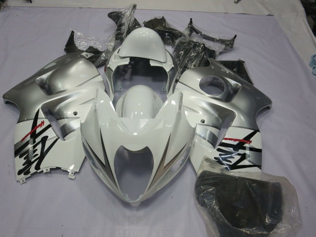97-07 Argento Bianco GSXR 1300 Carena Moto 97-07 Argento Bianco GSXR 1300 Carena Moto