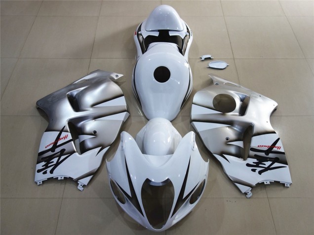 97-07 Bianco & Argento Lucido GSXR 1300 Carena Moto 97-07 Bianco & Argento Lucido GSXR 1300 Carena Moto