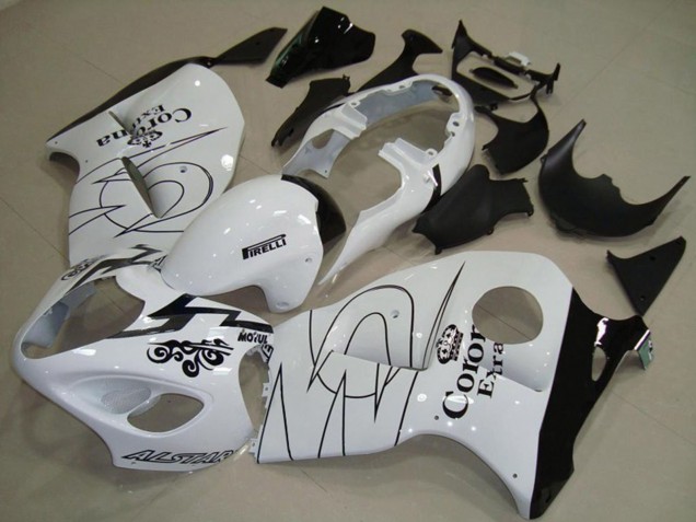 97-07 Bianco Con Verde GSXR 1300 Carena Moto 97-07 Bianco Con Verde GSXR 1300 Carena Moto