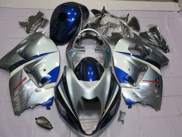 97-07 Blu & Argento GSXR 1300 Carena Moto 97-07 Blu & Argento GSXR 1300 Carena Moto