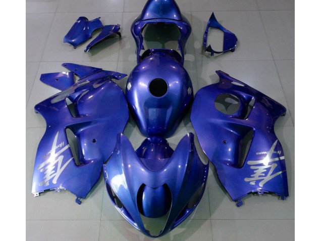97-07 Logo Blu Lucido & Argento GSXR 1300 Carena Moto 97-07 Logo Blu Lucido & Argento GSXR 1300 Carena Moto