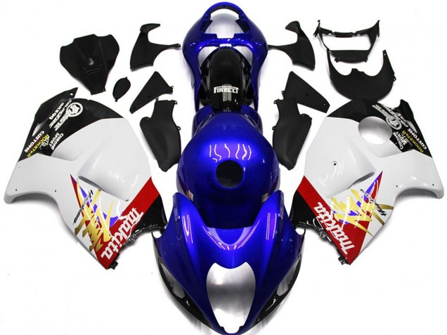 97-07 Logo Personalizzato Blu & Bianco GSXR 1300 Carena Moto 97-07 Logo Personalizzato Blu & Bianco GSXR 1300 Carena Moto