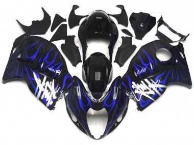 97-07 Nero Con Blu Profondo Fiamma GSXR 1300 Carena Moto