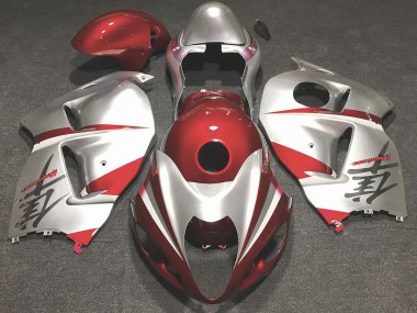 97-07 Rosso Lucido & Argento GSXR 1300 Carena Moto
