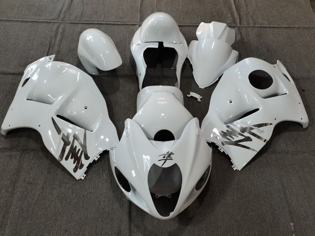 97-07 Stile Bianco Lucido OEM Con Decalcomanie Argento GSXR 1300 Carena Moto 97-07 Stile Bianco Lucido OEM Con Decalcomanie Argento GSXR 1300 Carena Moto
