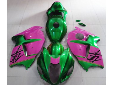 97-07 Verde Lucido & Rosa GSXR 1300 Carena Moto