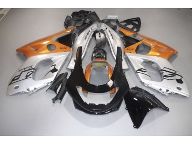 98-07 Arancione Lucido Argento & Nero YZF600 Carena Moto