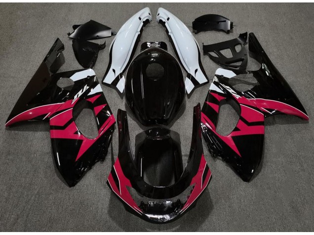 98-07 Nero Lucido Rosso & Bianco YZF600 Carena Moto 98-07 Nero Lucido Rosso & Bianco YZF600 Carena Moto