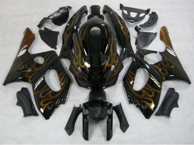 98-07 Oro Fiamma Lucido YZF600 Carena Moto 98-07 Oro Fiamma Lucido YZF600 Carena Moto