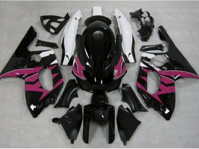 98-07 Rosa In Bianco & Nero YZF600 Carena Moto 98-07 Rosa In Bianco & Nero YZF600 Carena Moto